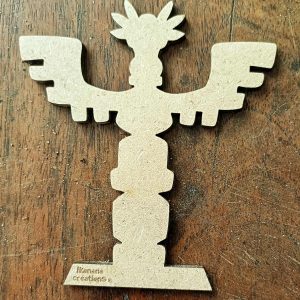 Support de loisir créatif – monde Maya – Totem