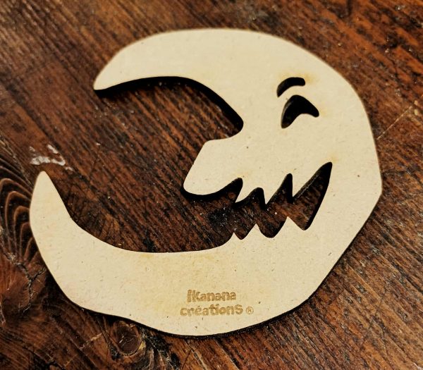 Support de loisir créatif – halloween - Lune moche – Image 2