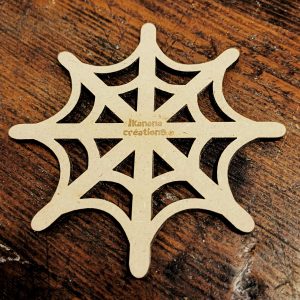 Support de loisir créatif – halloween – Toile d’araignée