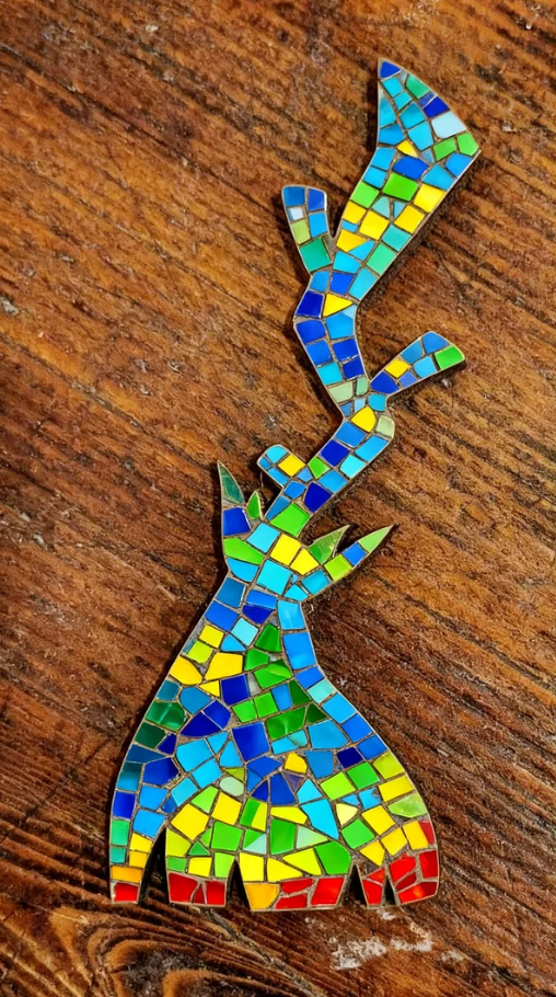 Support de loisir créatif – halloween - Balai de sorcière – Image 3