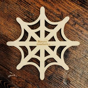 Support de loisir créatif – halloween – Toile d’araignée