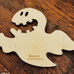 Support de loisir créatif – halloween – Fantome souriant
