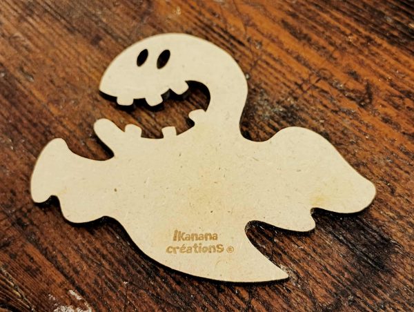 Support de loisir créatif – halloween - Fantome souriant – Image 2