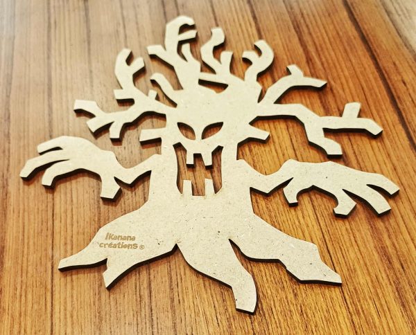 Support de loisir créatif – halloween - Arbre effrayant – Image 2