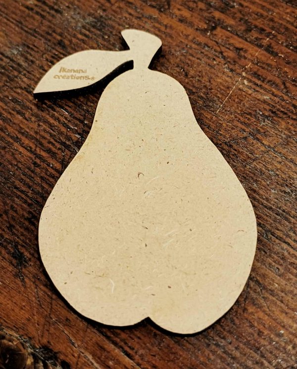 Support de loisir créatif – fruits et légumes - Poire – Image 2