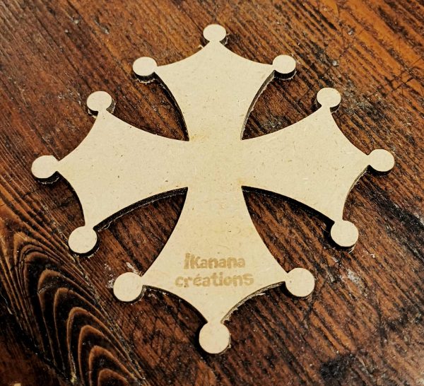 Support de loisir créatif – croix - Occitane – Image 2