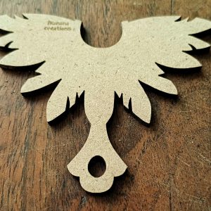 Support de loisir créatif – monde Maya – Collier de plumes