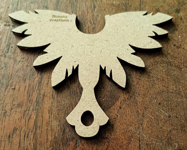 Support de loisir créatif – monde Maya - Collier de plumes – Image 2