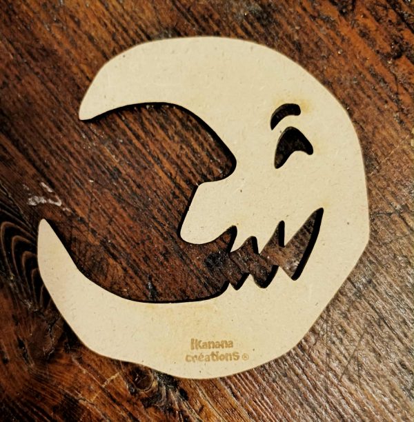 Support de loisir créatif – halloween - Lune moche