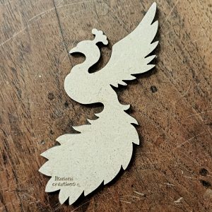 Support de loisir créatif – animaux – Paon