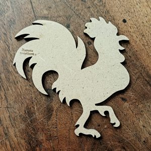 Support de loisir créatif – animaux – Coq