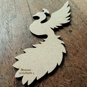 Support de loisir créatif – animaux – Paon