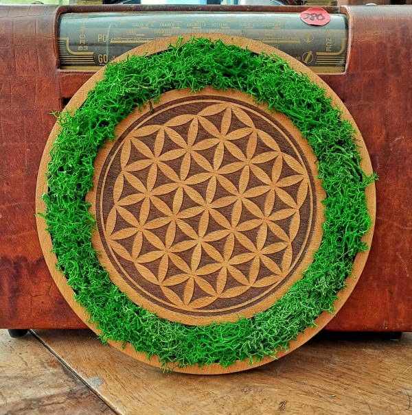 Décoration murale fleur de vie en négatif 20 cm – Image 3