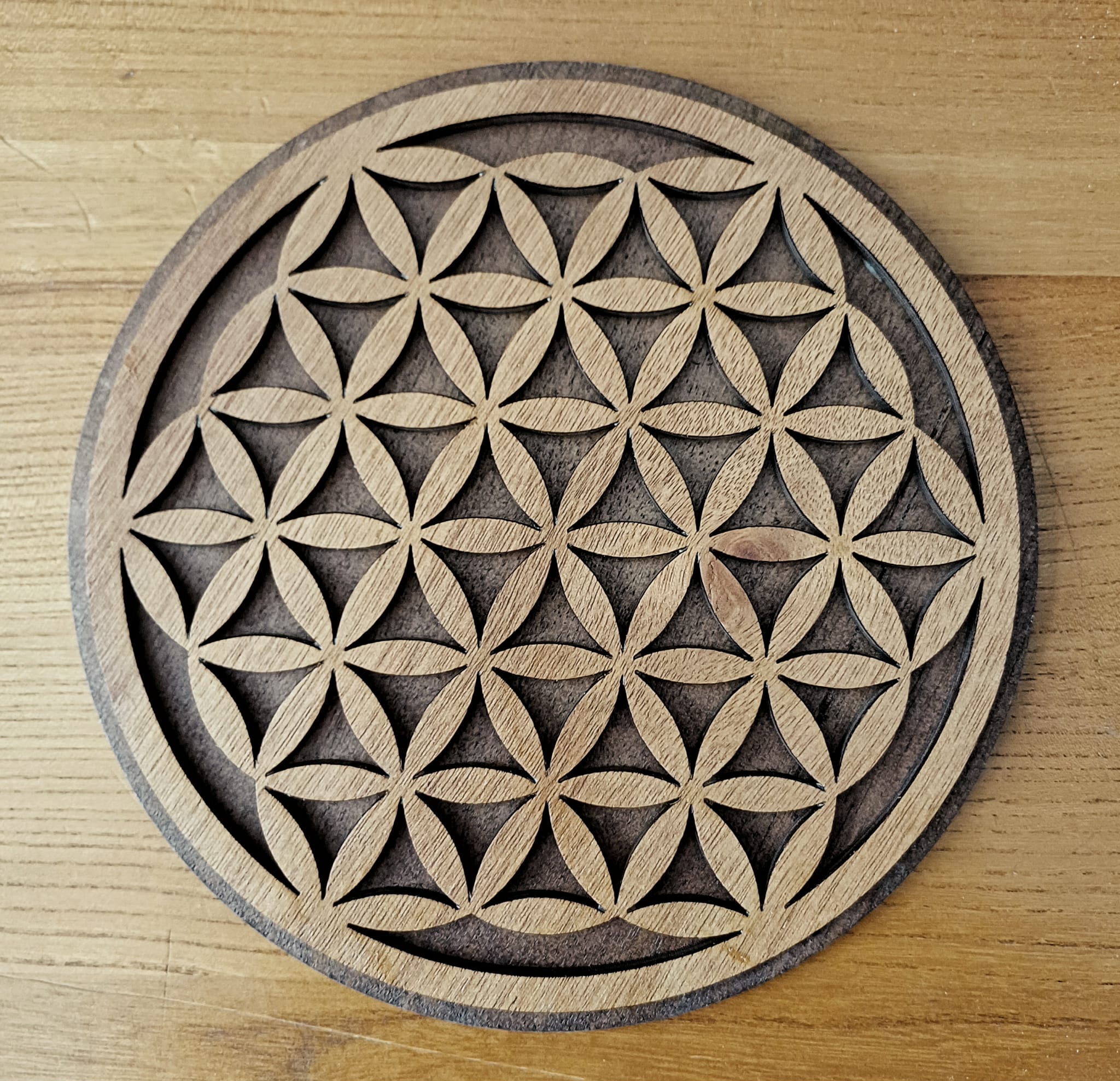 Support double en bois bien-être 19 cm – Image 5