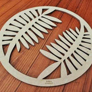 Support de loisir créatif – monde forêt – Feuilles de pin dans un cercle