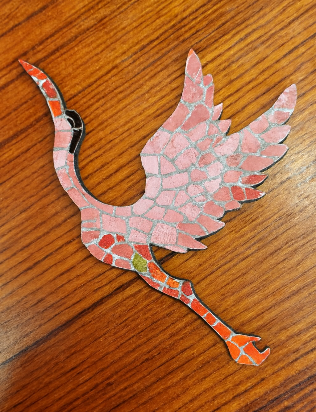 Support de loisir créatif – animaux - Flamant rose – Image 3