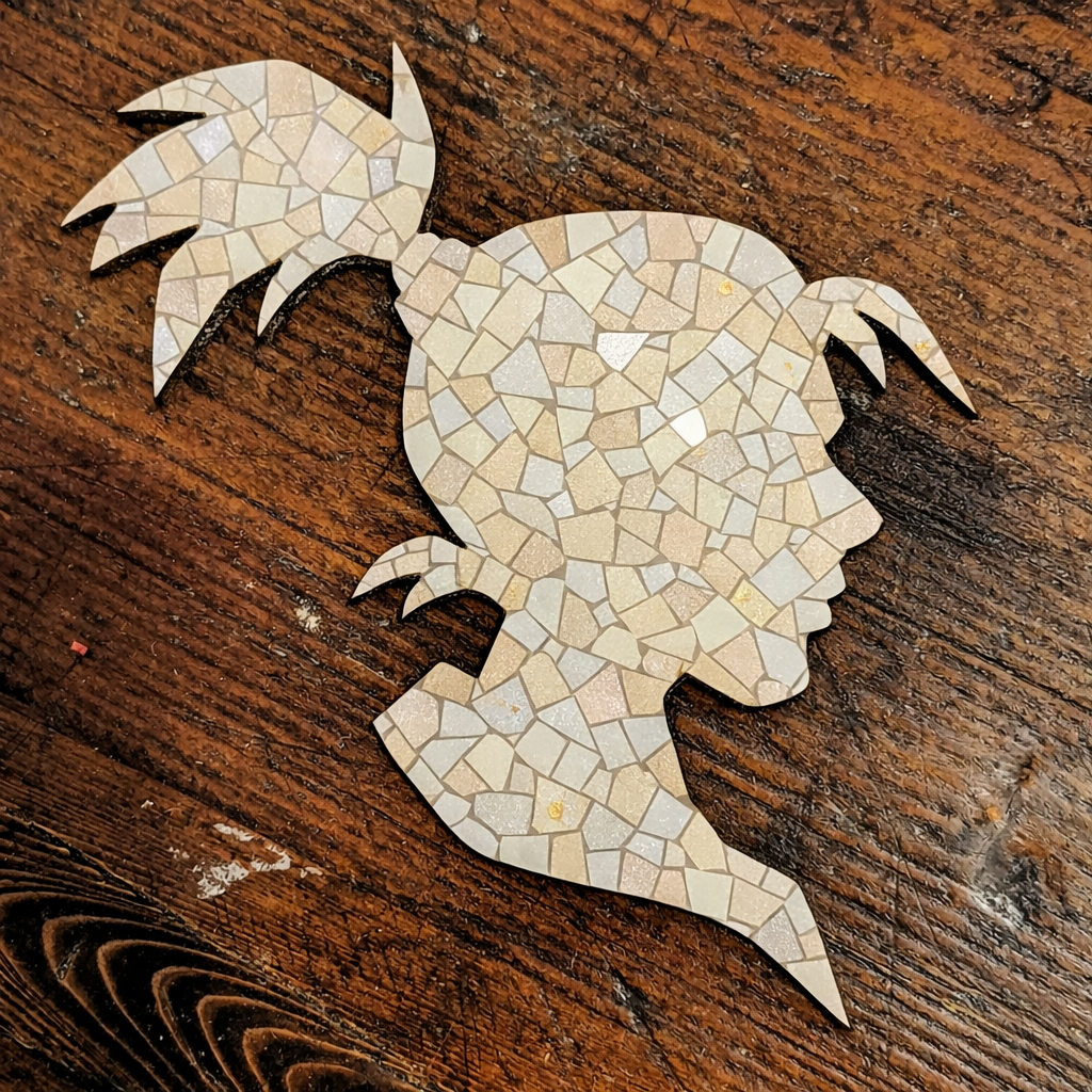 Support de loisir créatif – monde oriental - Portrait Samouraï – Image 3