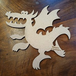 Support de loisir créatif – fantasia – Dragon méchant