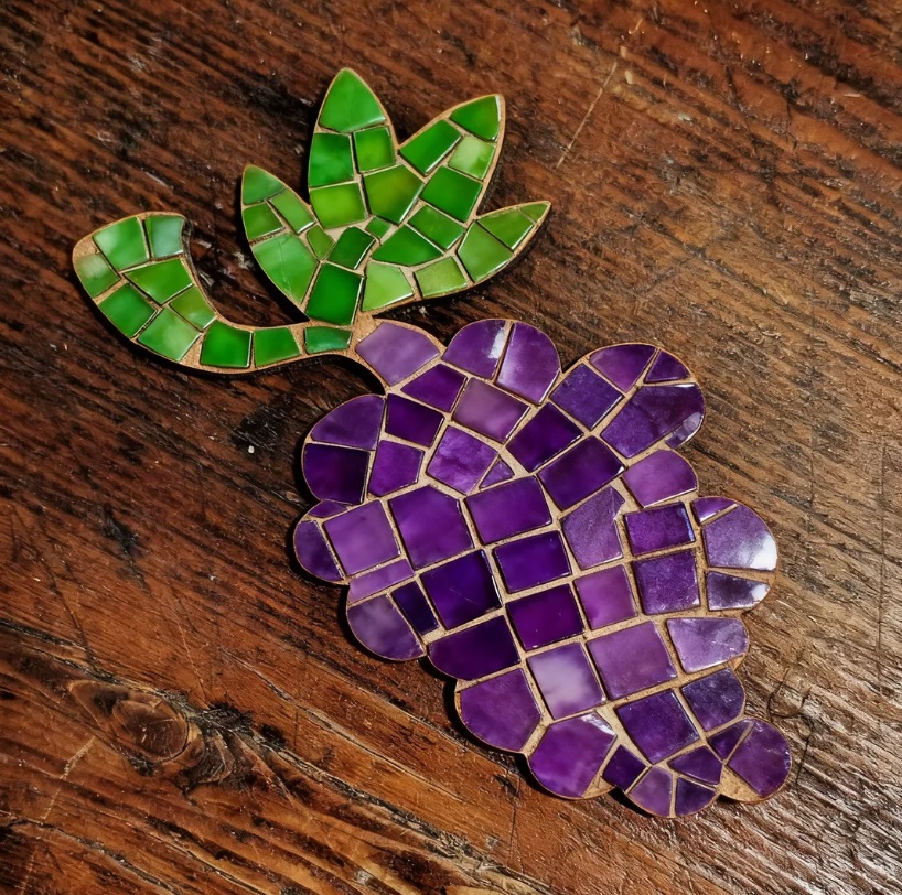 Support de loisir créatif – fruits et légumes - Raisin – Image 3