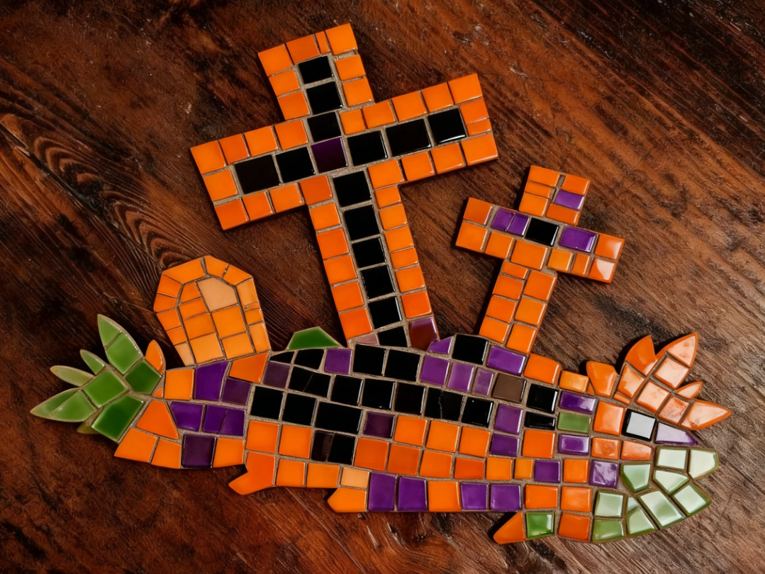 Support de loisir créatif – halloween - Petit cimetière – Image 3