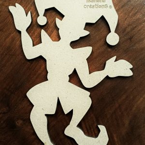 Support de loisir créatif – fantasia – Bouffon