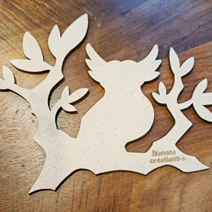 Support de loisir créatif – fantasia – Chouette