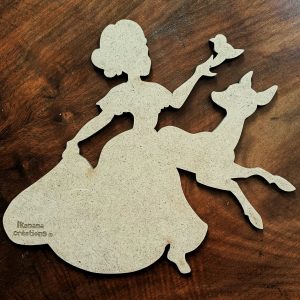 Support de loisir créatif – fantasia – Blanche-Neige