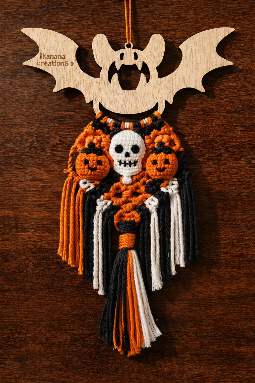 Suspension chauve-souris 15 cm pour macramé – Image 3