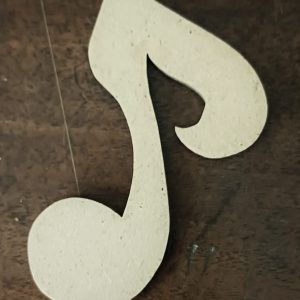 Support de loisir créatif – vintage – Note croche