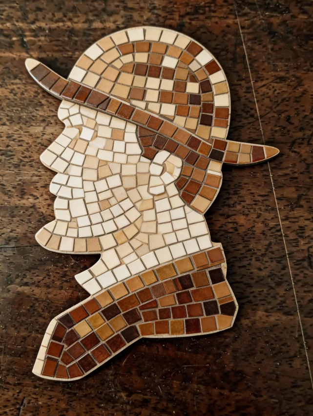 Support de loisir créatif – vintage - Portrait de Docteur Watson – Image 3