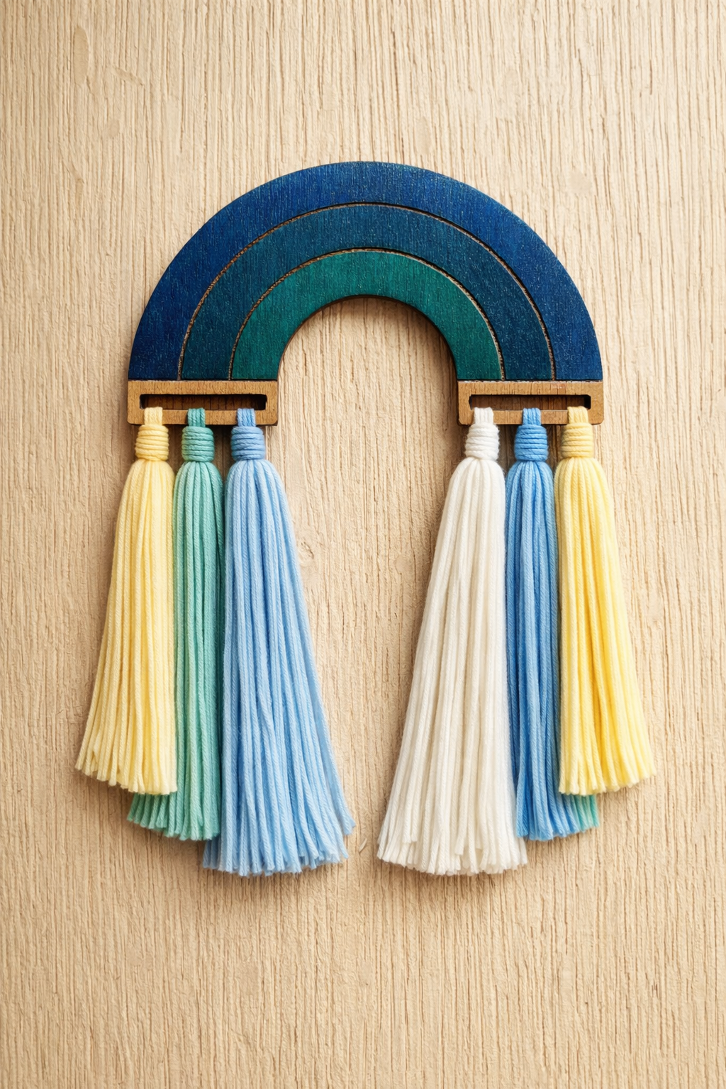 Suspension arc-en-ciel 15 cm pour macramé – Image 3