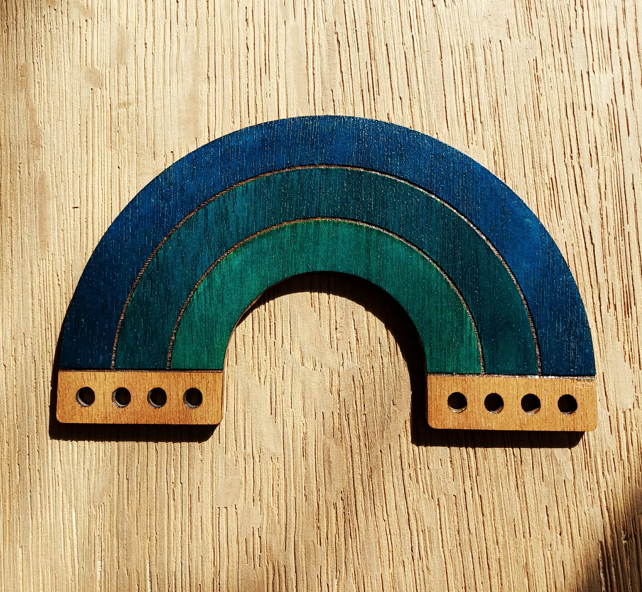 Suspension arc-en-ciel 15 cm pour macramé – Image 4