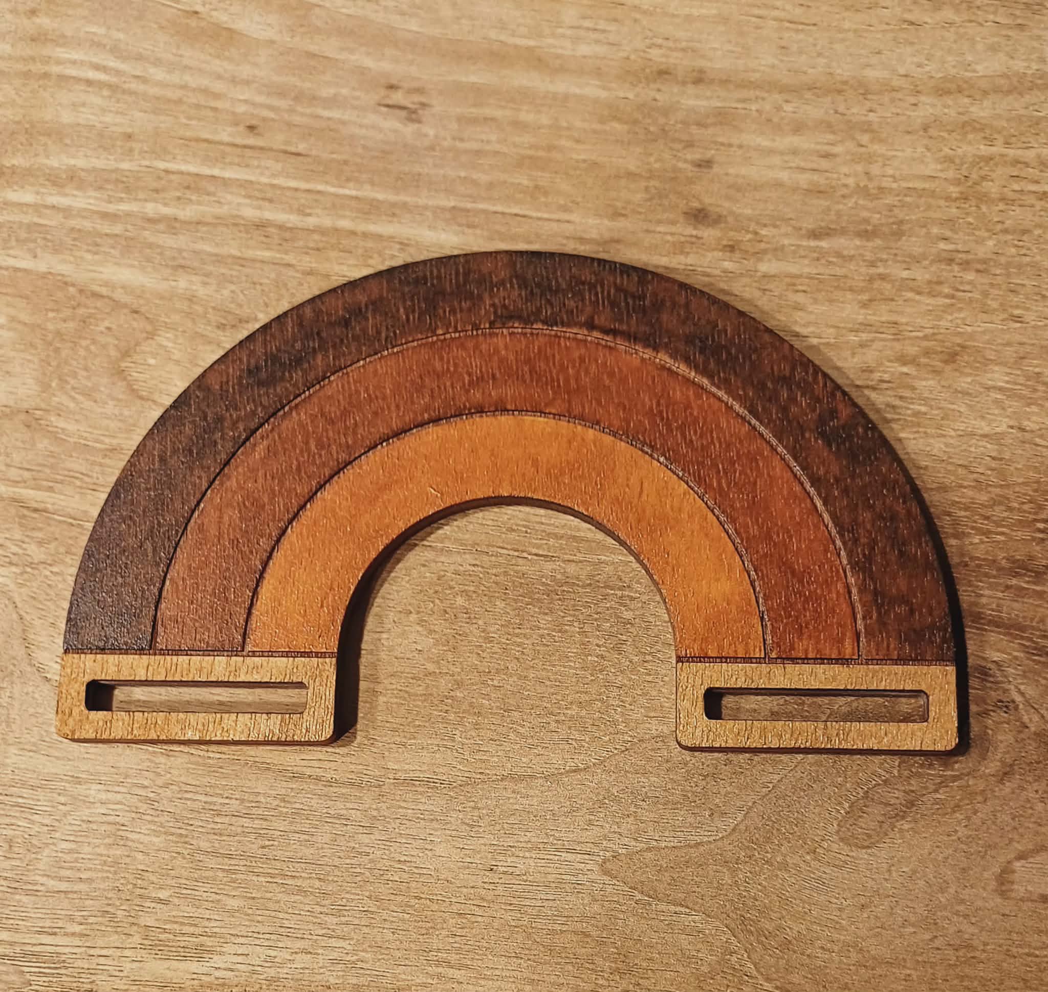 Suspension arc-en-ciel 15 cm pour macramé – Image 10