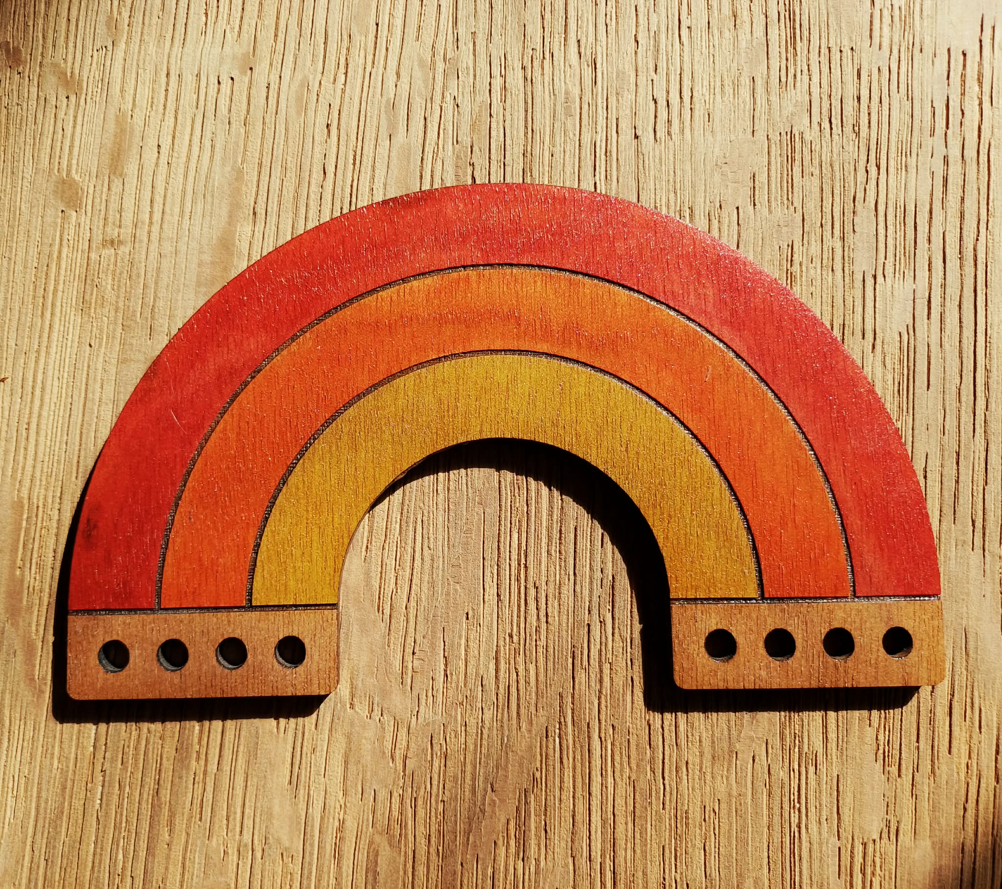 Suspension arc-en-ciel 15 cm pour macramé – Image 8