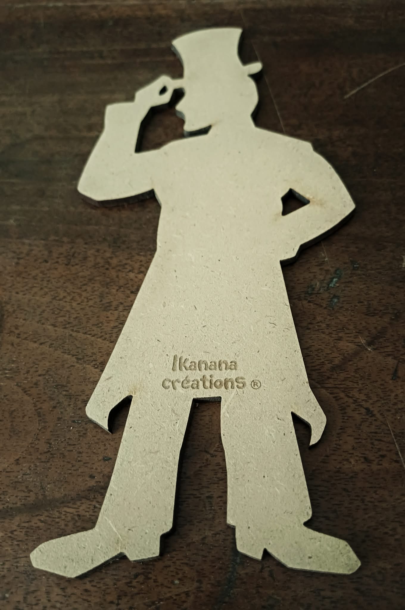 Support de loisir créatif – vintage - Homme vintage – Image 2