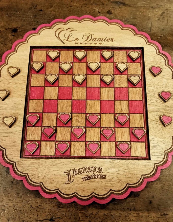 Le Damier – Jeu de dames (spécial Saint-Valentin)